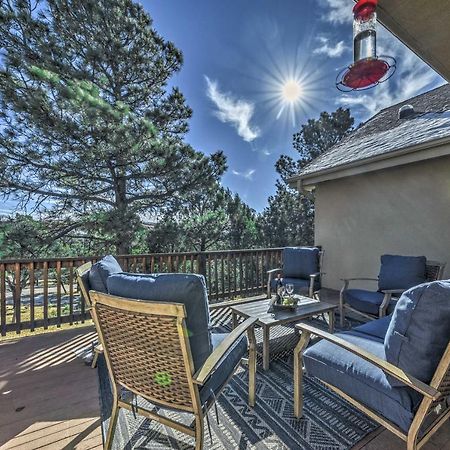 Roomy Ruidoso Retreat With Deck, Grill, And Mtn Views! エクステリア 写真