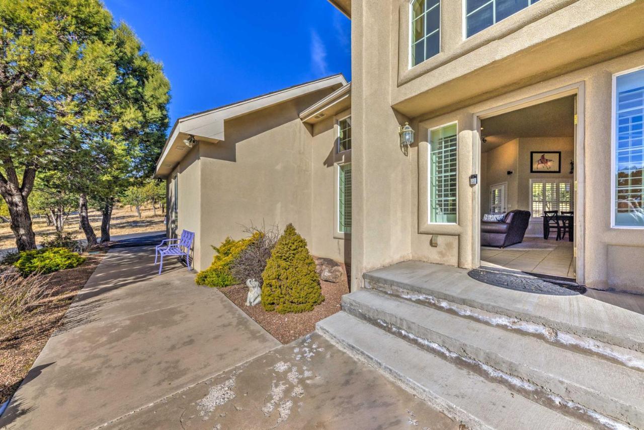 Roomy Ruidoso Retreat With Deck, Grill, And Mtn Views! エクステリア 写真