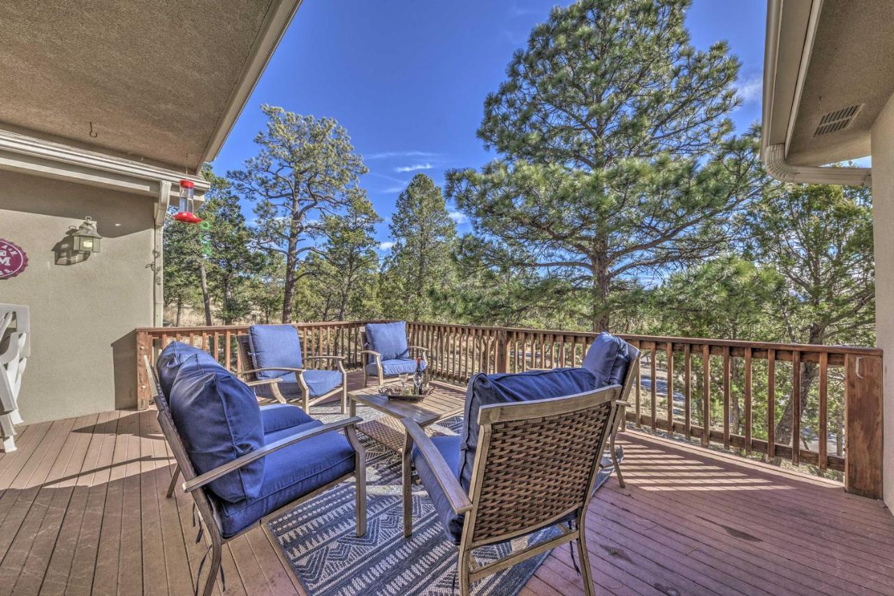 Roomy Ruidoso Retreat With Deck, Grill, And Mtn Views! エクステリア 写真